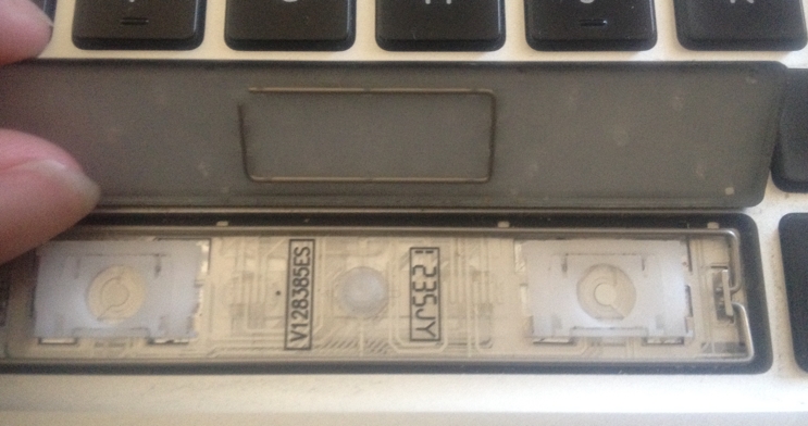 Macbook Pro Space Bar underside